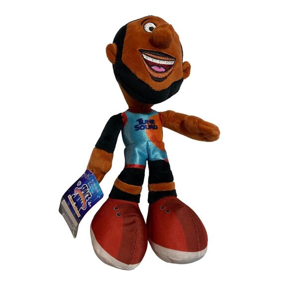 LEBRON JAMES SPACE JAM Tune Squad Plush Stuffed Basketball Player 9.5” - Picture 1 of 5